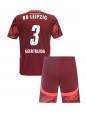 RB Leipzig Lutsharel Geertruida #3 Venkovní dres pro děti 2024-25 Krátký Rukáv (+ trenýrky)